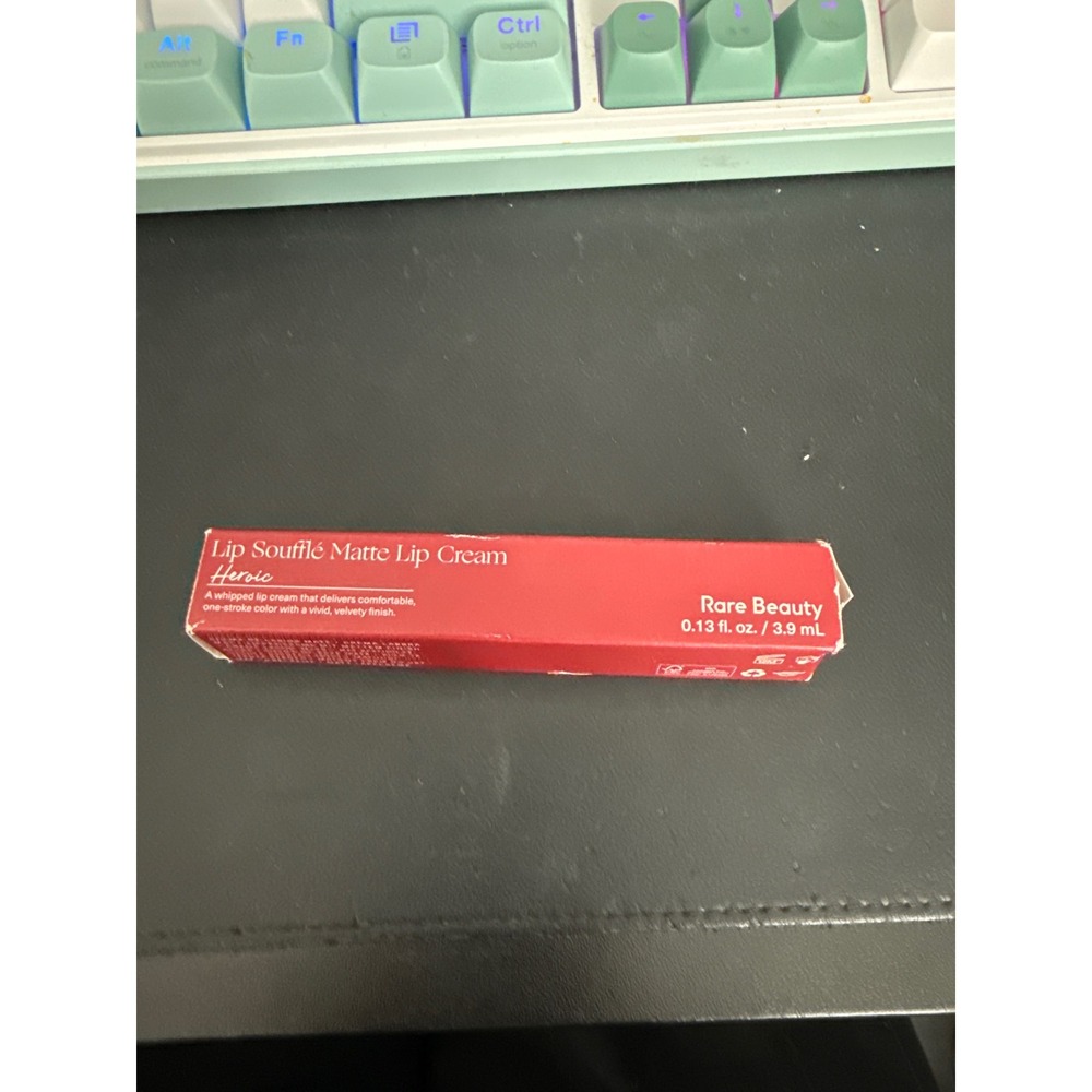 Rare Beauty Lip Souffle Matte Lip Cream Heroic New in Box